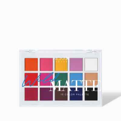 Nicka K New York 15 Color Palette Wild Matte (ES1504) Net Wt. 0.53oz/15g