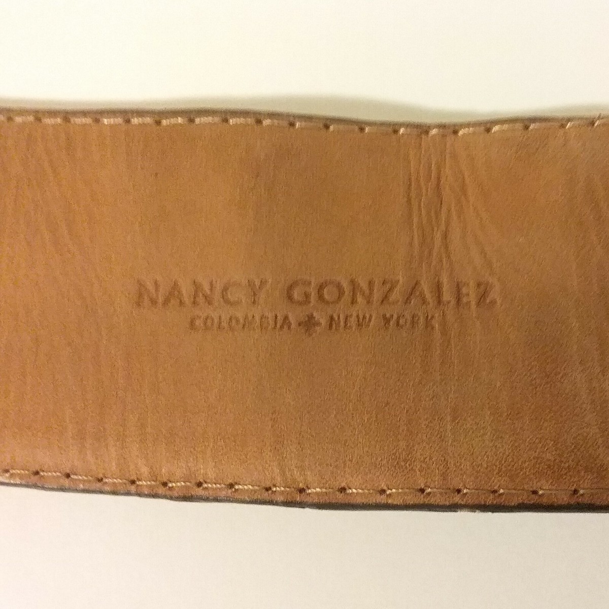 Nancy Gonzalez Genuine Crocodile Belt - Brown Size L | eBay