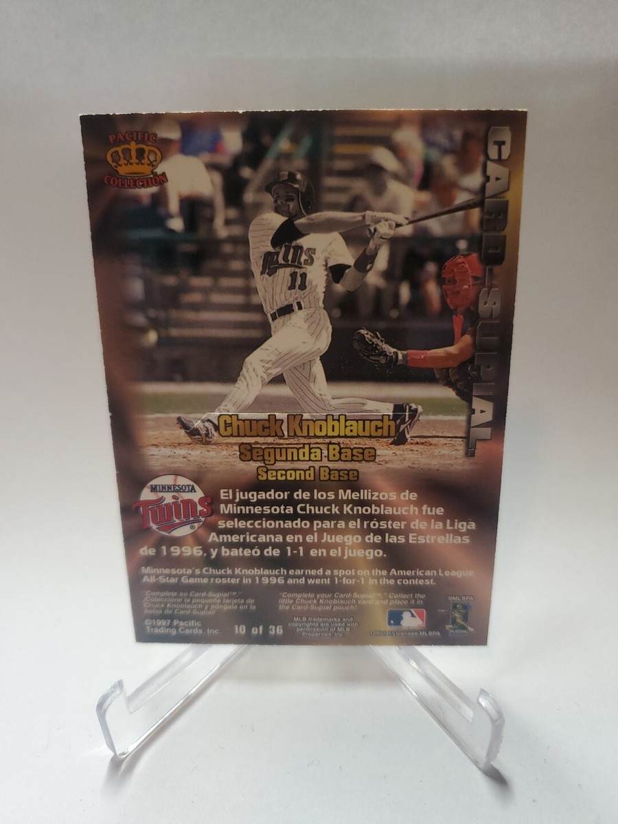 1997 Pacific Crown Collection Card-Supials Chuck Knoblauch #10