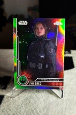 2023 Topps Chrome Star Wars Refractor 19 Jyn Erso SHIPS TOP LOADED ASAP