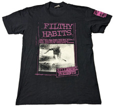 VTG 80s GRAIL BILLABONG FILTHY HABITS Movie Promo Men Large T-Shirt Made In USA