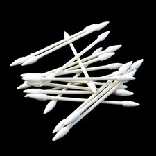 800 Pieces Cotton Swabs, Double Precision Tips 200 Count Pack of 4 , 800 pcs
