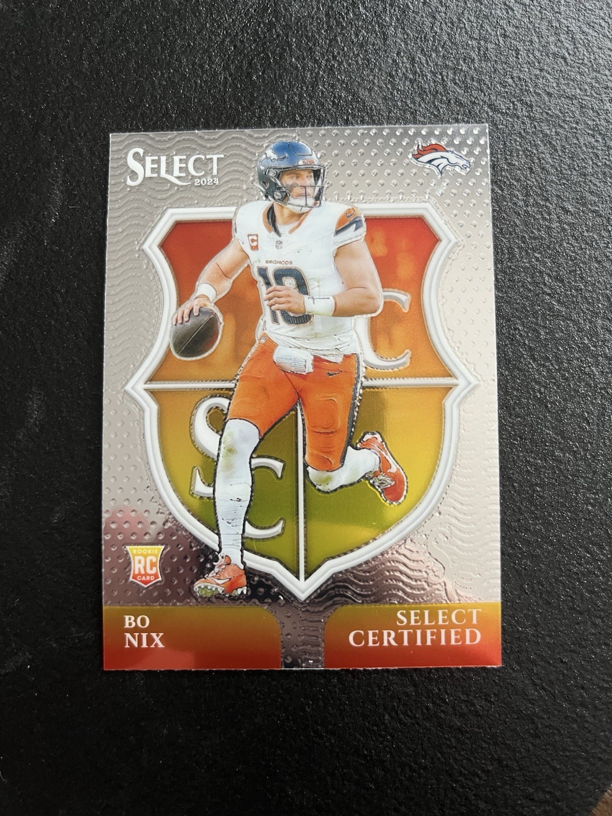 2024 Panini Select - Select Certified Rookies Bo Nix #4 (RC)