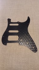 Fender Stratocaster Scratchplate Pickguard HSS Anodized Turned Aluminium Black
