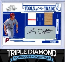 2005 Playoff Absolute Lenny Dykstra Dual Game-Used Relics Auto #50/50 G534