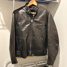 Giacca moto vintage Schott 141 pelle bovina cafe racer taglia 40 USA