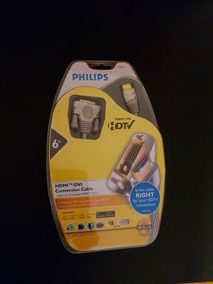 Philips M62815 6ft HDMI/DVI Conversion Cable. Free shipping