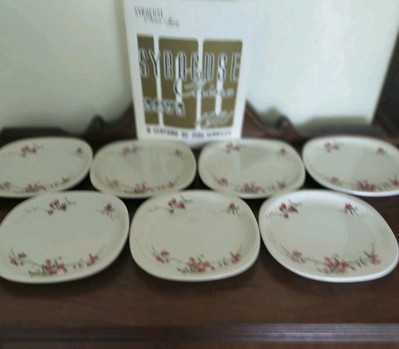 Syracuse China Trend 7 3/4'' Salad Plates Berkeley Made 1961-1975 (Lot of 2)
