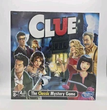 CLUE - The Classic Mystery Board Game by Hasbro - Brand New Sealed 