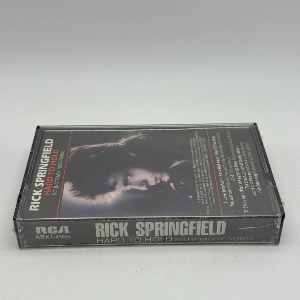 Rick Springfield Hard To Hold Soundtrack 1984 Cassette Tape RCA SEALED NOS - Image 3 of 4