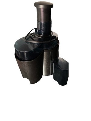 800W Centrifugal Juicer 2-Speed 120V Black/Silver w/ Container & Pulp Bin
