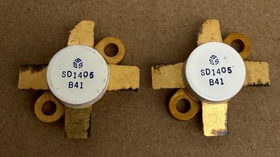 Two Sets of SD1405 RF Microwave Transistors NOS from the same manufacturing lot