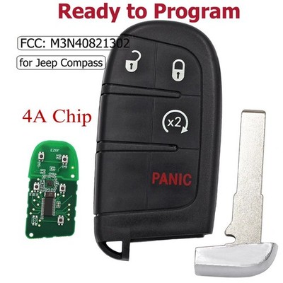 for Jeep Compass 2015 2016 2017 - 2021 Smart Key Keyless Remote Fob 68250337AB