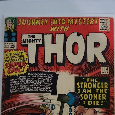 Journey Into Mystery with Thor 114 Silver  Stan Lee Jack Kirby 1st Absorbing Man