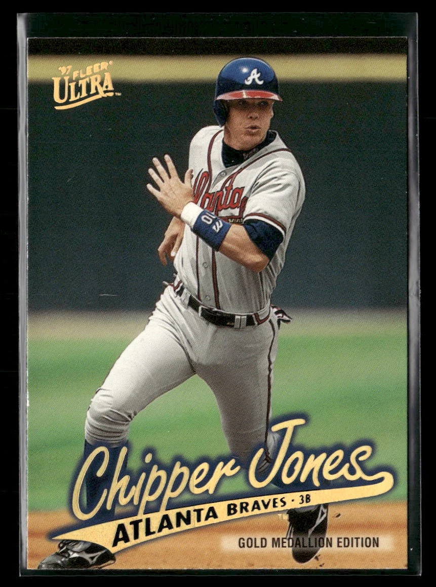1997 Ultra #G154 Chipper Jones Gold Medallion