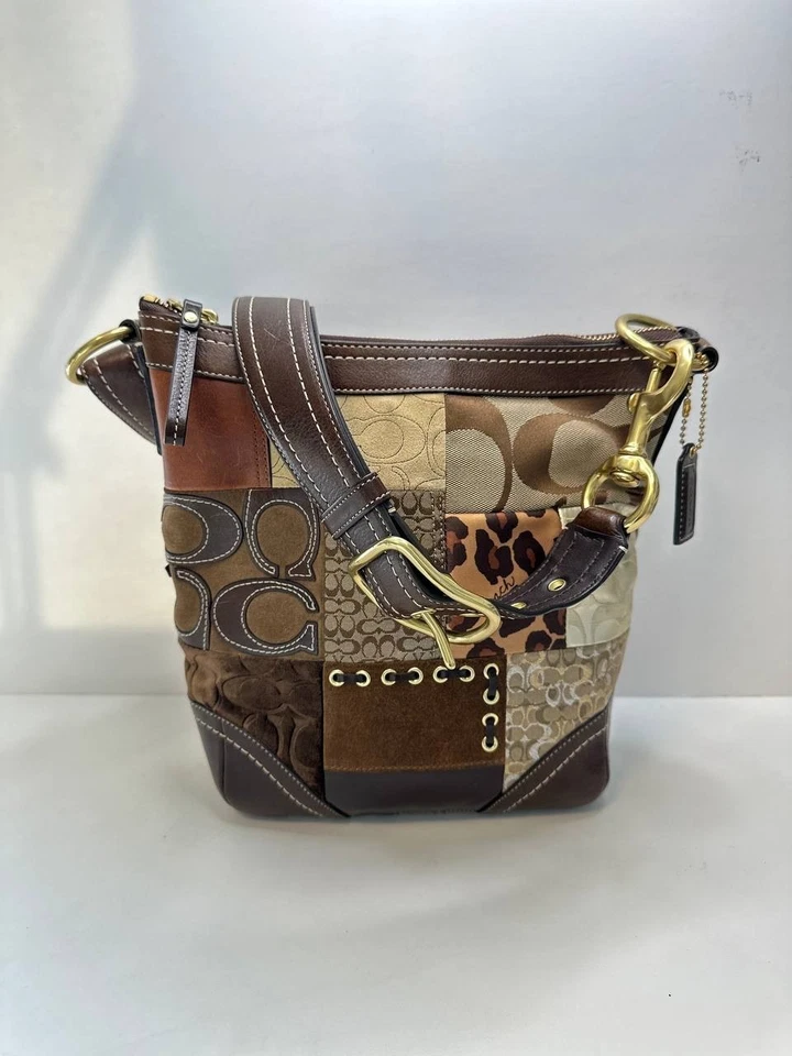 Bolso de hombro Coach Carly Patchwork vintage Foto 2 de 4