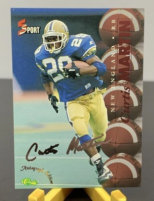 1995 Classic Sport Autographed Curtis Martin #S51