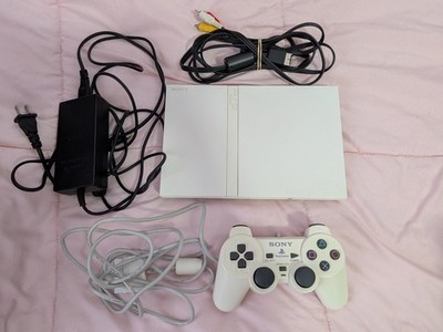 Ceramic White PS2 Slim JAPANESE SCPH-77000 READ DESCRIPTION BAD DISC DRIVE/LASER