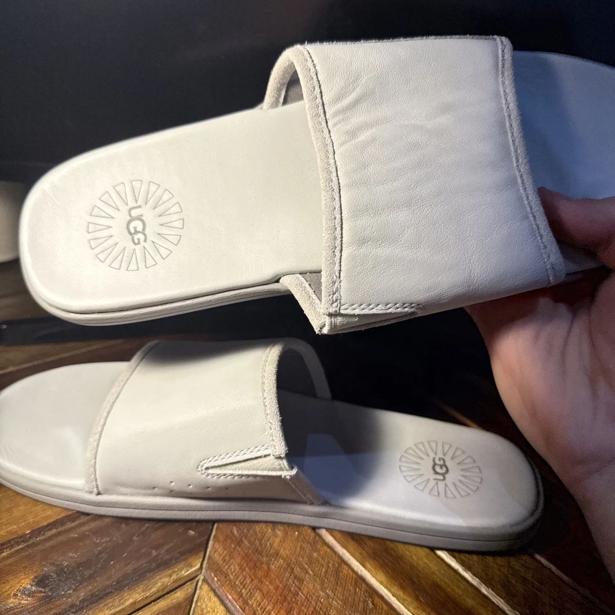 UGG Gray Sandals for Men for sale | eBay display picture 1