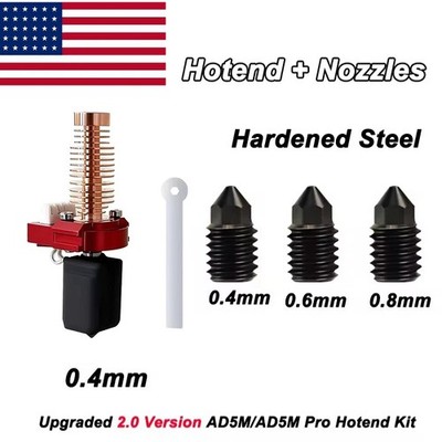 3D Printer For Flashforge Adventurer 5M 5M Pro Hotend Kit Assembly Nozzle Parts