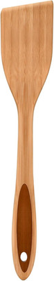 12'' Inch Bamboo Spatula Turner, Solid Kitchen Spatula Turner, Egg Scraper,