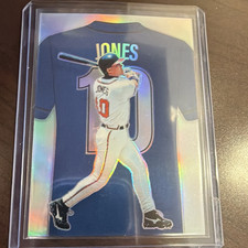2025 Panini Crusade Numbers Chipper Jones #2 Atlanta Braves Baseball