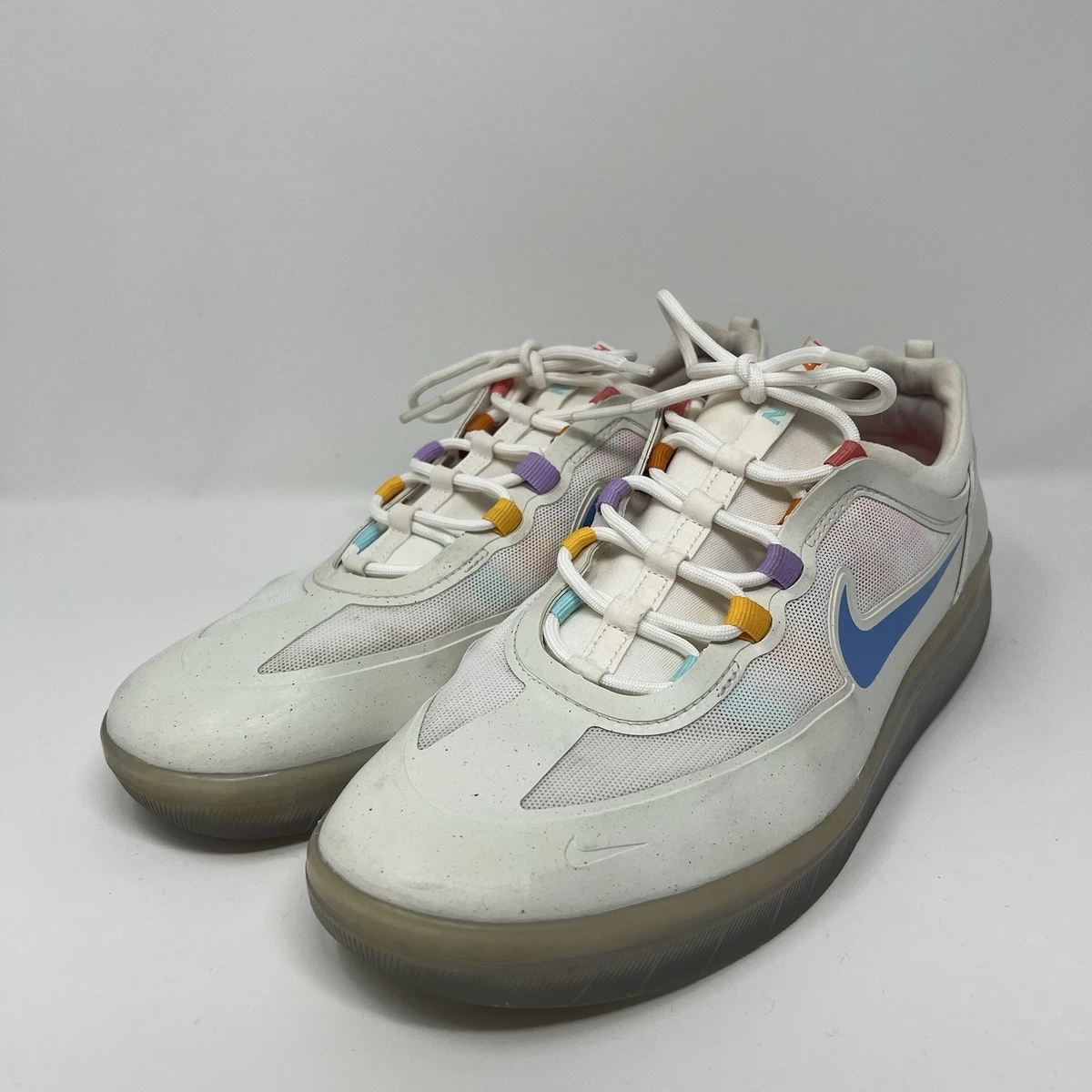 Nyjah Nike SB Summit White size 12 Amazon.com | Nike Nyjah Free 2 Sneakers Summit White/Pink  main image 3