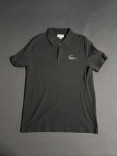 Men  s Lacoste Black Polo Large Slim Fit