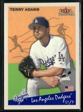 Terry Adams 2002 Fleer Tradition Update #156 Glossy #'d 13/200 Dodgers