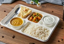 Eco-Friendly 6 compartment plates - Qty.250
