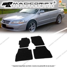 For 98-02 Honda Accord Sedan Black Nylon Floor Mats Carpet Liner Guard 4pcs Set