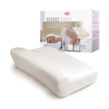 Sissel  Orthopedic Pillow Soft, Size L, Includes Ivory Pillow Cover - Visco