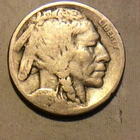1919-S  BUFFALO NICKEL  B-75 PARTIAL WEAK DATE LOWER GRADE FREE SHIPPING