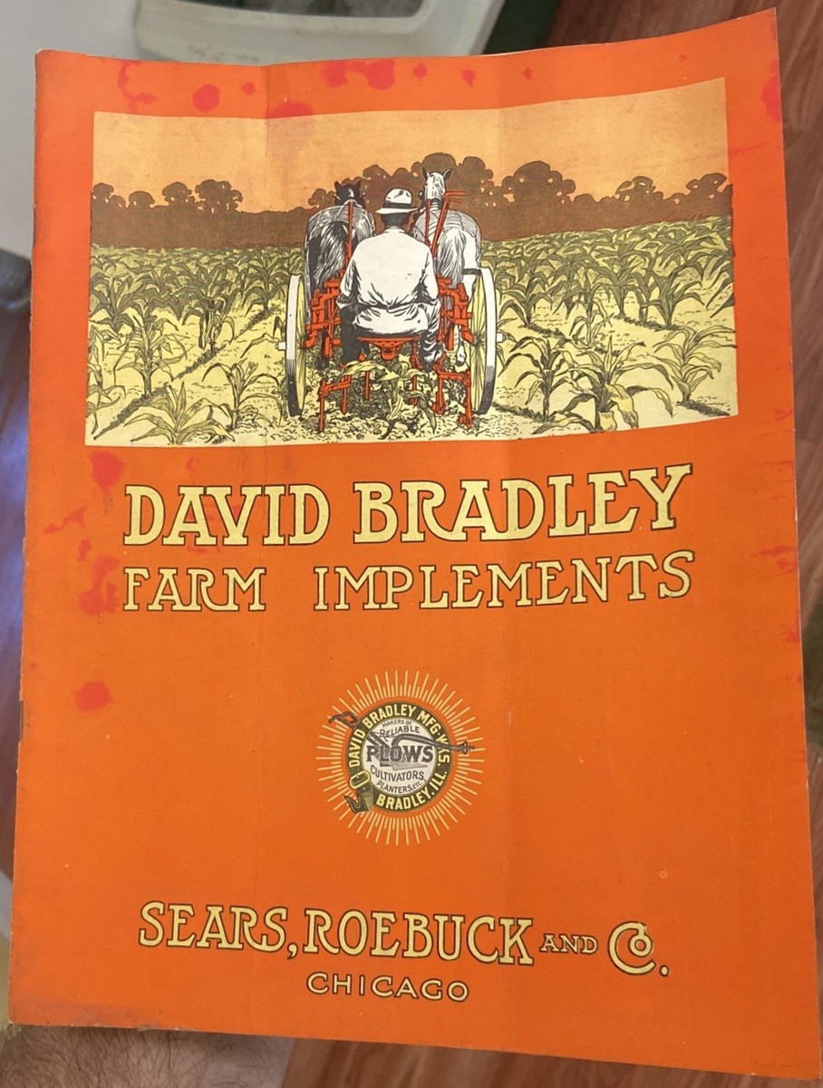 1911 David Bradley / Sears Roebuck CATALOG: Tractors & Farm