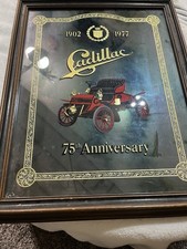 Cadillac Dealer Showroom Mirror Plaque 75th A...