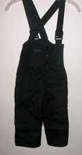 Columbia Black Youth 4-5 Bib Ski Pants Child
