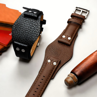 Genuine Leather Watch Strap for Fossil CH2564 CH2565 CH2891CH3051 Wristband 22mm