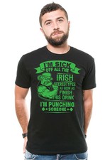 Funny Irish Stereotypes Shirt Irish Pub Drinking Party Tee St. Patrick's Day Tee