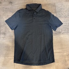 Lululemon Men's Evolution Polo Shirt Blue Heather, Size Small