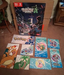 Pokemon Nintendo Gamestop Rare Promo Poster Display Ads Lot Of 9 Legends Z A