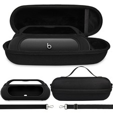 Silicone Cover and Hard Carrying Case for Beats Pill 2024 Bluetooth Speaker