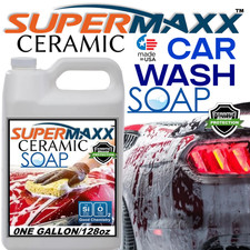 CAR WASH SOAP SIO2 CERAMIC PROTECTION CONCENTRATED ONE GALLON VALUE 