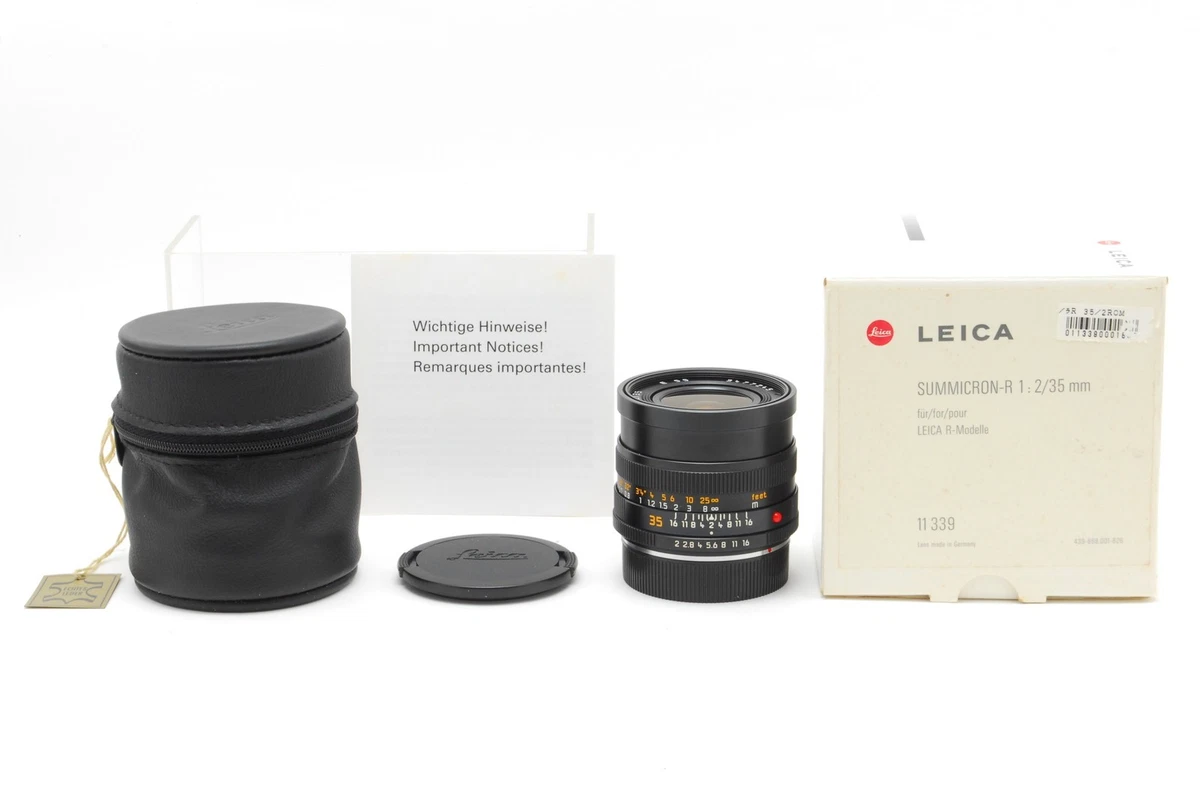 Leica SUMMICRON-R 35mm Focal f/2 Camera Lenses for sale - eBay