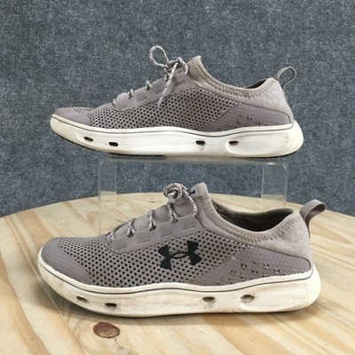 Under Armour Fishing Water Shoes Womens 6.5 Gray Kilchis Lace Up Michelin Soles