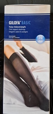 Gilofa basic, Feine Stützstrümpfe, Größe 35-37, Farbe brasil, Neu OVP