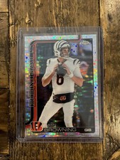 Jake Browning 2025 Topps Chrome Football Pulsar Refractor #63 Bengals