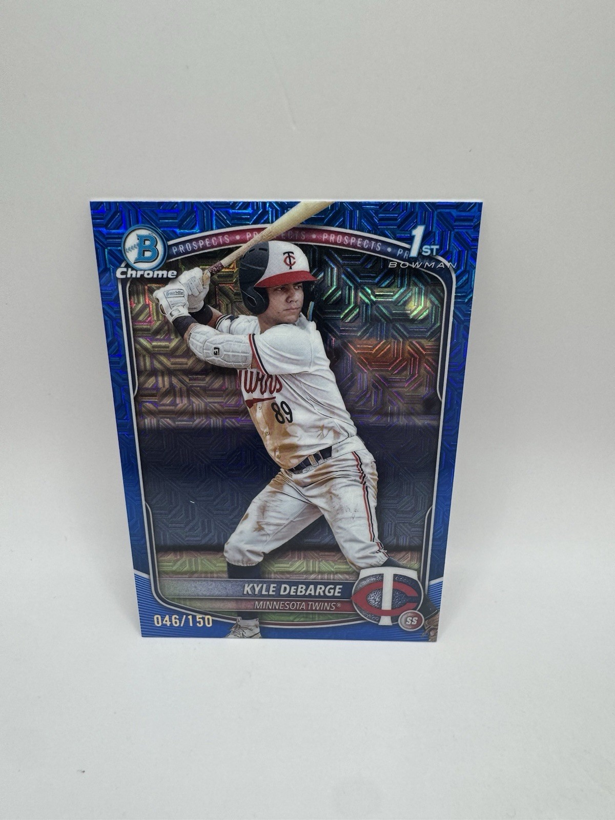 2025 Bowman - Kyle DeBarge (#BCP-139) Blue Chrome Mojo /150