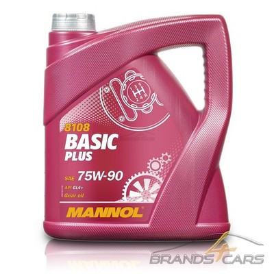 MANNOL 4 L LITER BASIC PLUS 75W-90 API GL-4+ SCHALTGETRIEBE-ÖL GETRIEBE-ÖL 204