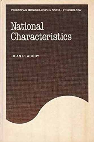 National Characteristics Hardcover Dean Peabody