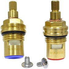 Damixa 1/2-Zoll-Keramikventil mit Vierteldrehung oben, Messingventil